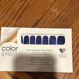 Color Street Sparkling Blue Nail Strips